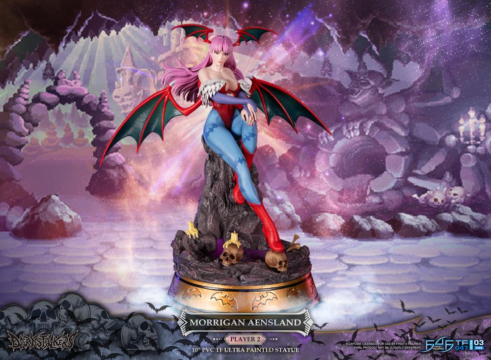First 4 Figures Darkstalkers Morrigan Aensland True Form Ultra (Player 2 Variant) 7.7-Inch PVC Statue - View 3