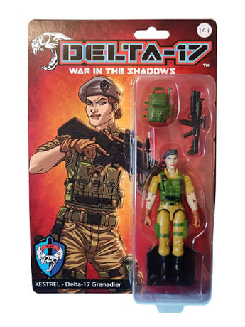 5by5 Toys Delta-17: War in the Shadows Kestrel Action Figure
