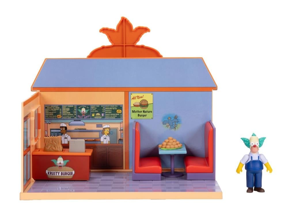 Jakks Pacific The Simpsons Krusty Burger Plastic Playset with Krusty the Clown - View 6
