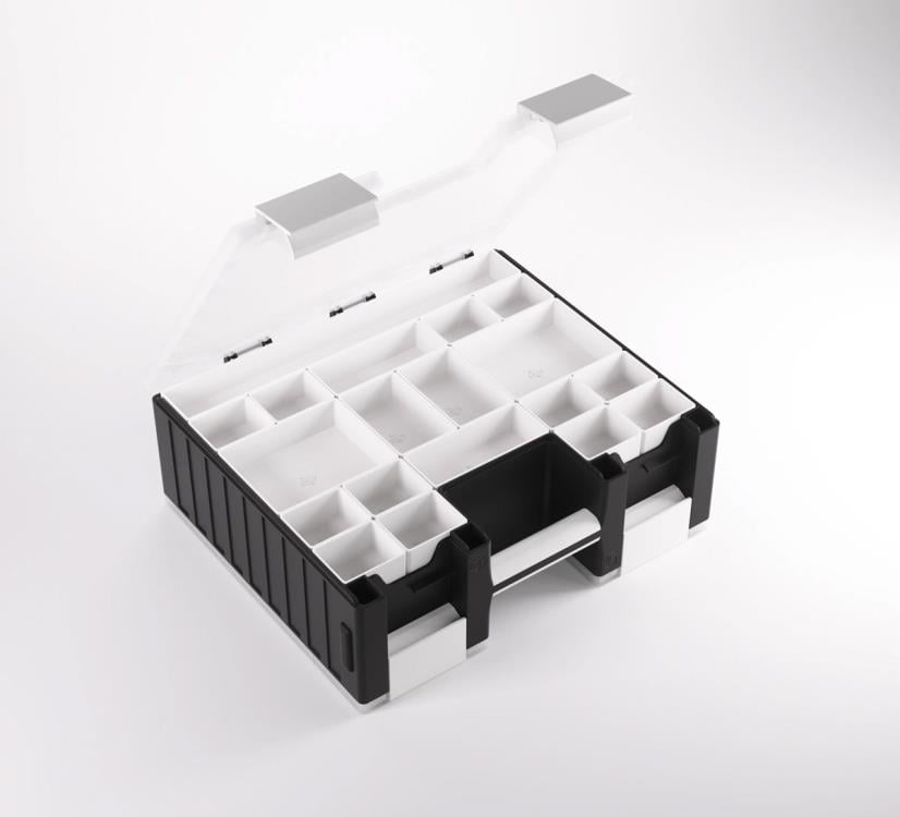 Gamegenic Game Castle (Black/White/Clear) Storage Box for Board Games - View 7