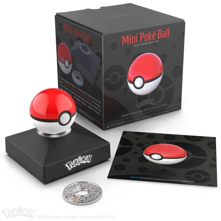 The Wand Company Pokemon Electronic Mini Poke Ball Replica in Metal - View 10