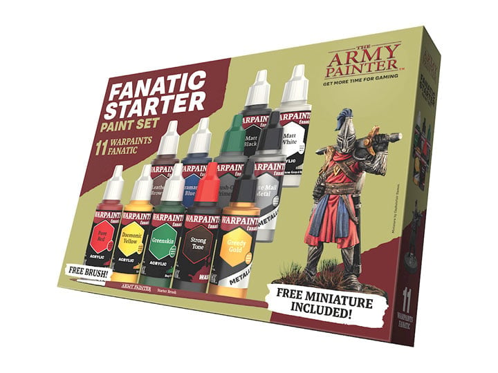The Army Painter Warpaints Fanatic Starter Set Hobby Paint Set - View 2