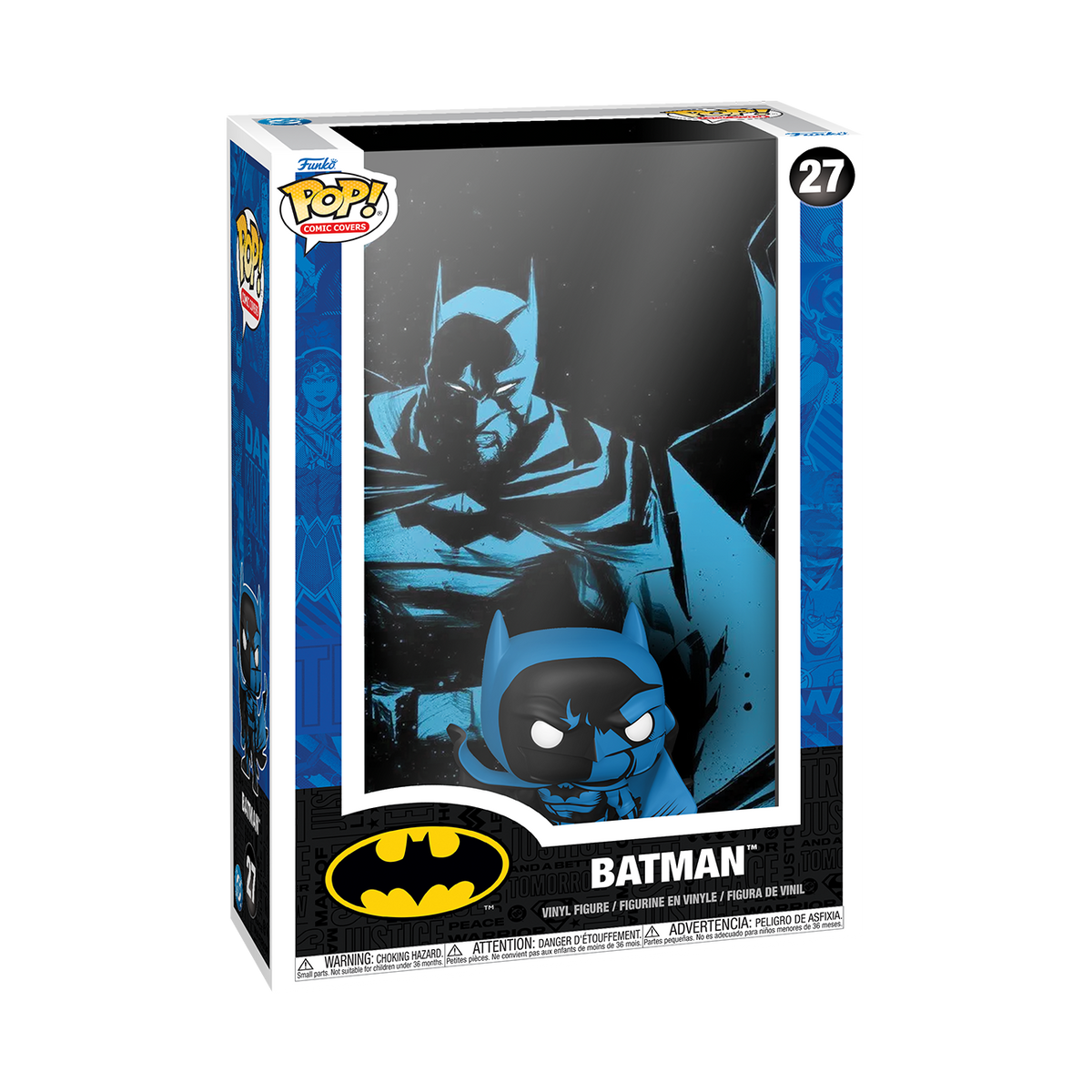 Funko Pop! Comic Covers DC Batman #27 Batman Black & Blue Vinyl Figure - View 3