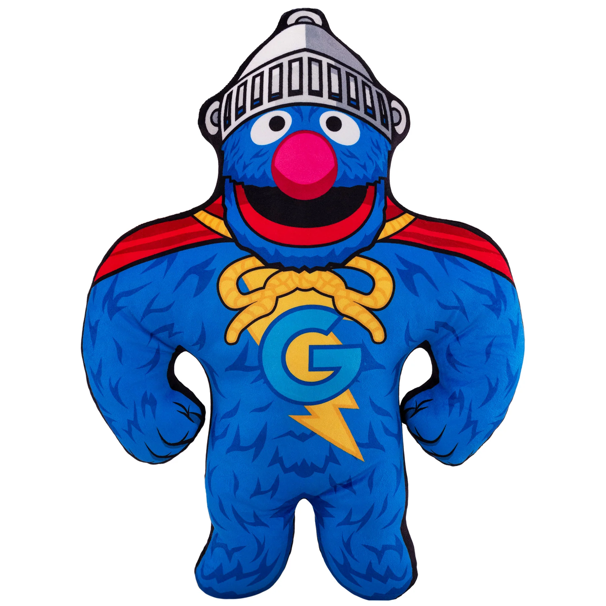 Uncanny Brands Sesame Street Bleacher Buddy Grover Superhero 22-Inch Plush - View 5