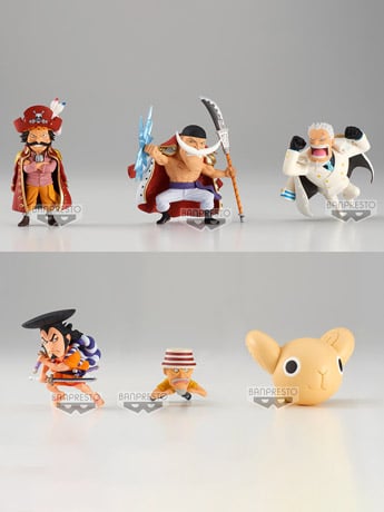 Bandai Banpresto One Piece World Collectable Figure The Great Pirates 100 Landscapes Vol.10 Set of 6 Figures