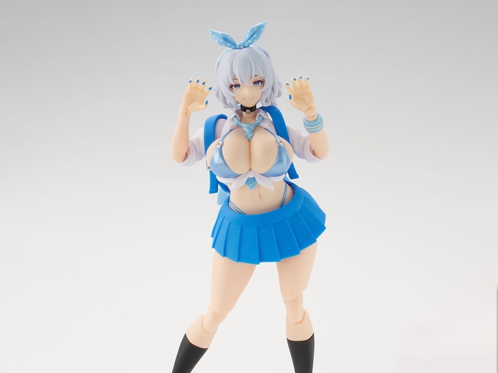 Amakuni GALHolic Mio 1/10 Scale Model Kit 6.7-Inch - View 2