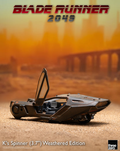 threezero Blade Runner 2049 K's Spinner Weathered Edition Exclusive Police Spinner Model - View 3