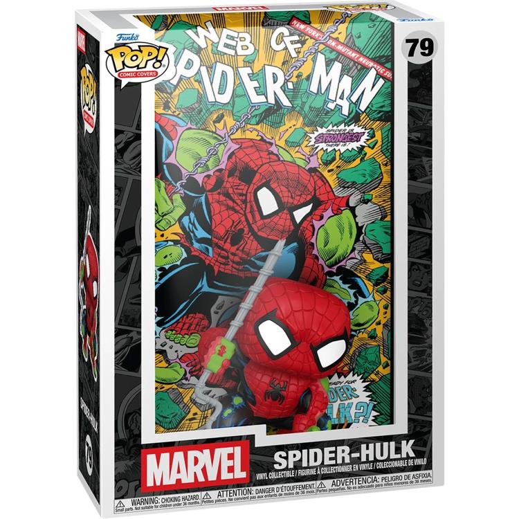 Funko Pop! Comic Covers #79 Marvel Web of Spider-Man #70 (Spider-Hulk) Vinyl Figure - View 3