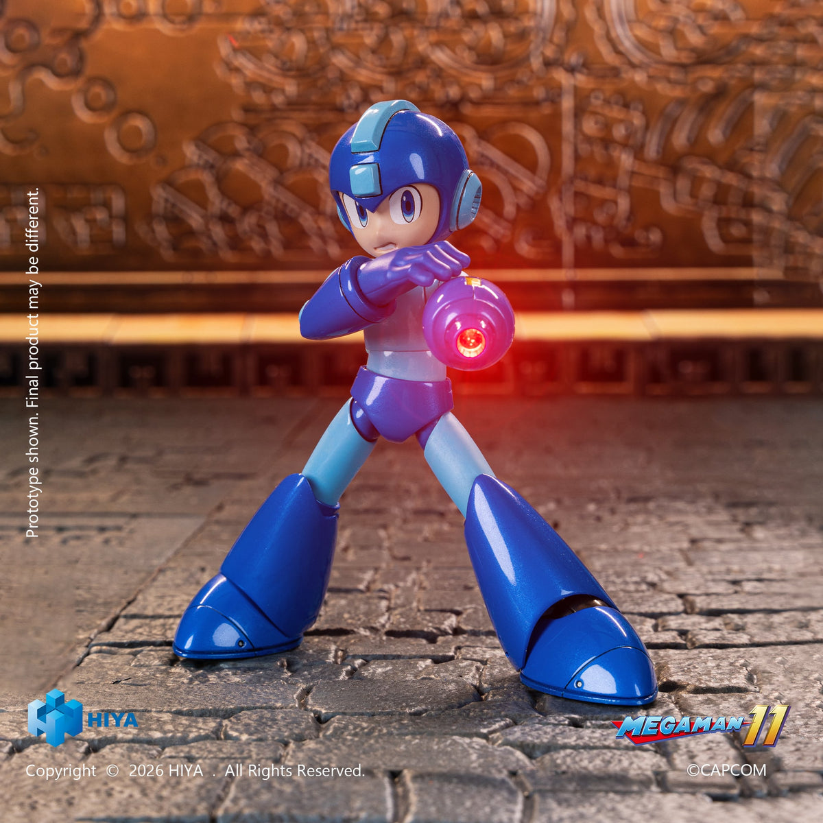Hiya Toys Mega Man 11 Exquisite Basic Mega Man 4.7-Inch Action Figure - View 4