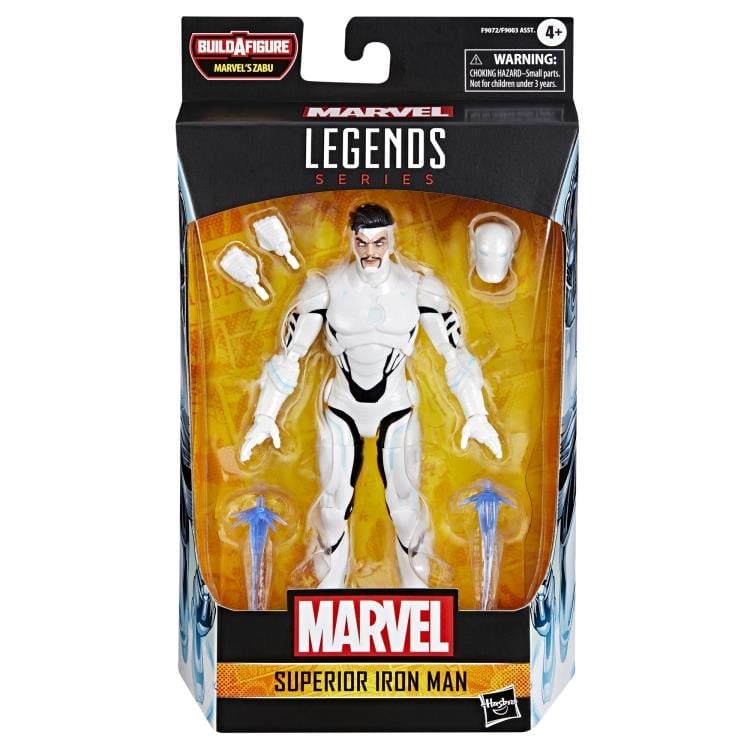 Hasbro Marvel Legends Superior Iron Man Action Figure (Marvel's Zabu BAF) - View 12