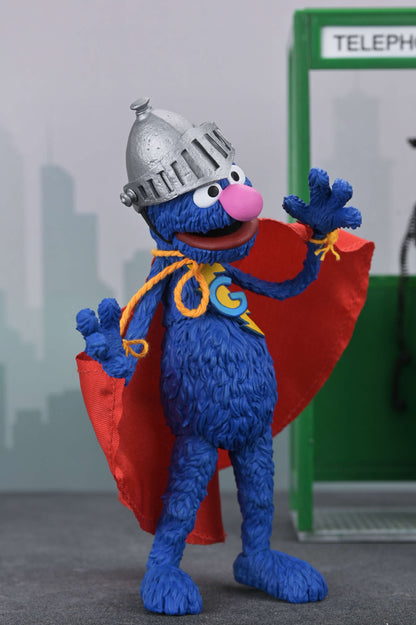 NECA Sesame Street Ultimate Super Grover Plastic Action Figure - View 5