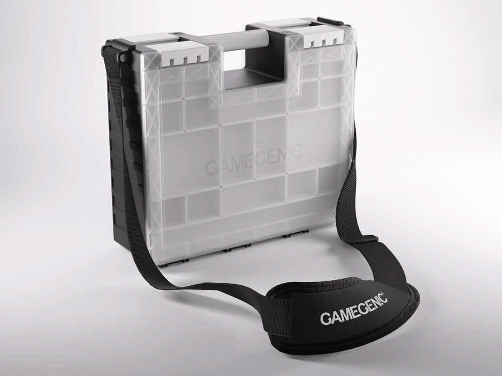 Gamegenic Game Castle (Black/White/Clear) Storage Box for Board Games - View 2
