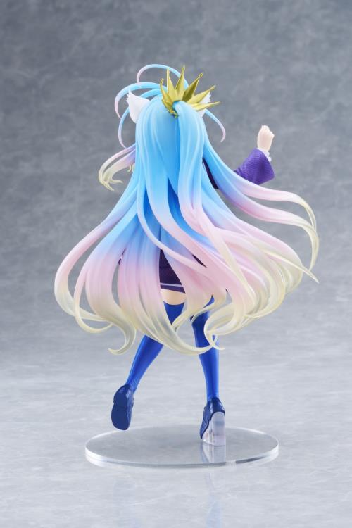 Taito No Game No Life Shiro (Cat Ear School Uniform Ver.) Coreful Figure 7-Inch - View 5
