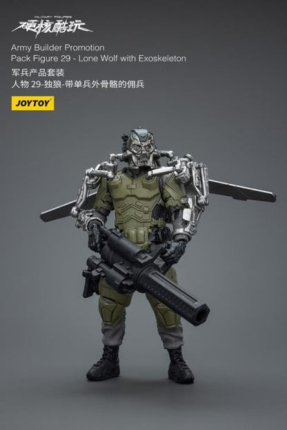 JoyToy Military Figures Army Builder Promotion Pack Figure 29 Lone Wolf with Exoskeleton 1/18 Scale Action Figure - View 4