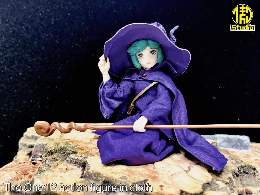 AYTOYS Witch Hat and Cloak 1/12 Scale Accessory Set (6-Inch) - View 7