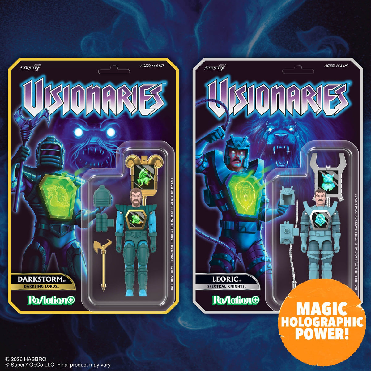 Super7 Visionaries: Knights of the Magical Light ReAction+ Leoric Action Figure - View 7