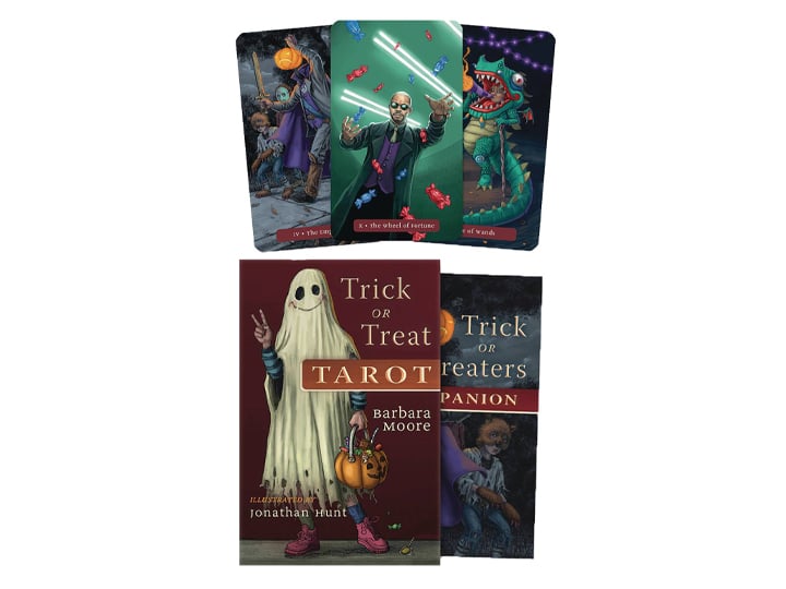 Llewellyn Publications Trick or Treat Tarot Deck and Guidebook Set - View 2