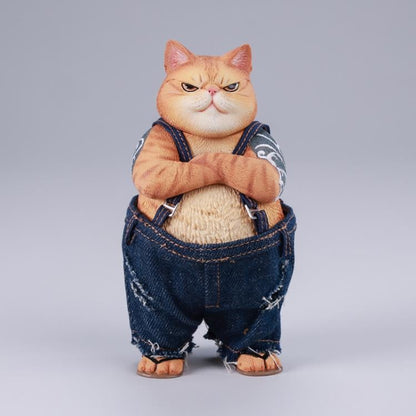 JxK.Studio Tough-Guy Cat (Ver. B) 4.5-Inch Resin Figure - View 3