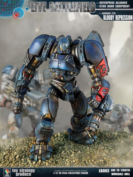 Toys Raider Live Battlefield Conqueror Mecha Dominant Type Bloody Repression 1/12 Scale Figure - View 3