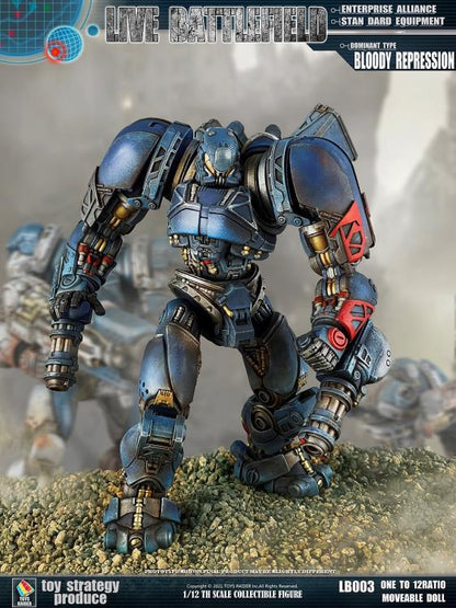 Toys Raider Live Battlefield Conqueror Mecha Dominant Type Bloody Repression 1/12 Scale Figure - View 3
