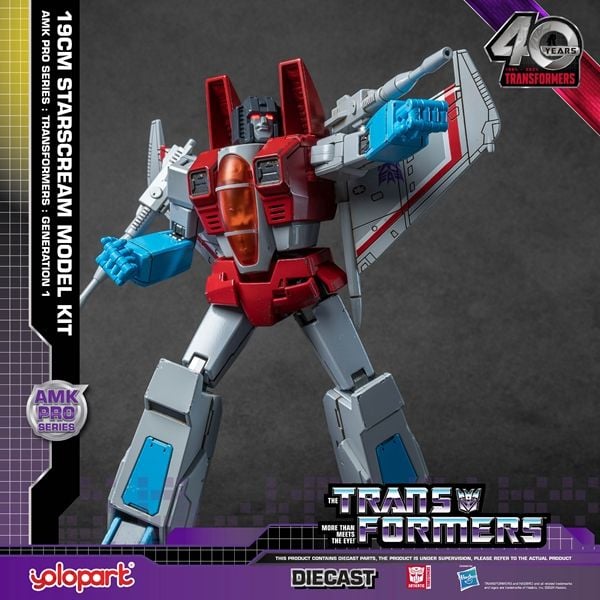 Yolopark Transformers AMK Pro Starscream 7.5-Inch Plastic Model Kit - View 16