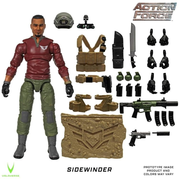 Valaverse Action Force Sidewinder 1/12 Scale Plastic Action Figure - View 4