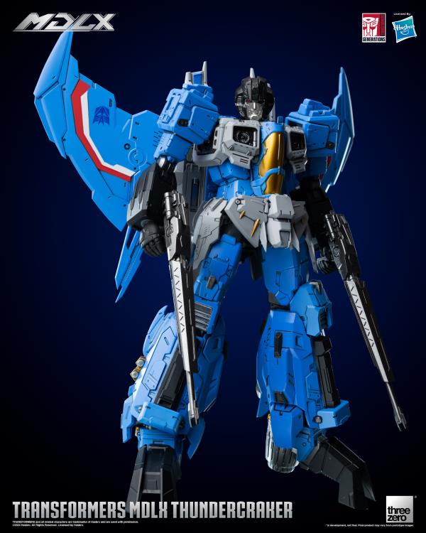 threezero Transformers MDLX Articulated Figure Series Thundercracker 7.8-Inch Action Figure - View 15