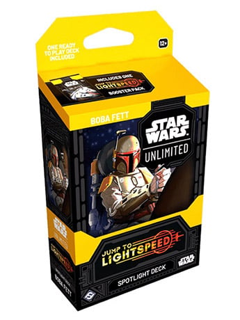 Fantasy Flight Games Star Wars: Unlimited Jump to Lightspeed Boba Fett Spotlight Deck