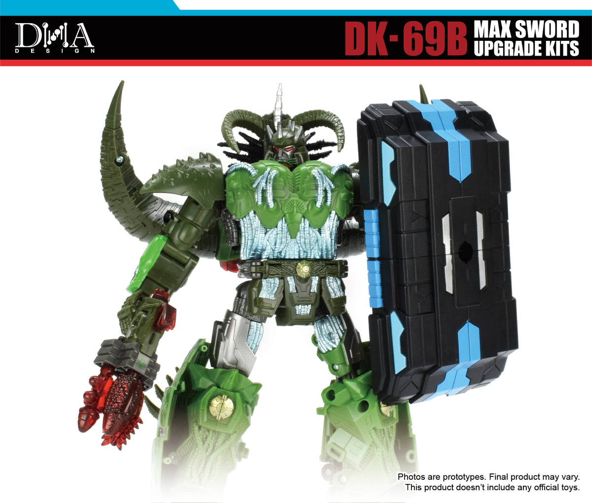 DNA Design DK-69B Max Sword Upgrade Kit ABS and PVC Model Accessory Set - View 14