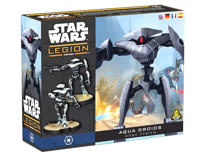 Atomic Mass Games Star Wars: Legion Aqua Droid Unit Expansion Miniatures for the Legion Game - View 2