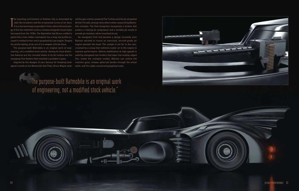 Insight Editions Batmobile Manual Inside the Dark Knight's Most Iconic Rides DC Comics Book - View 4