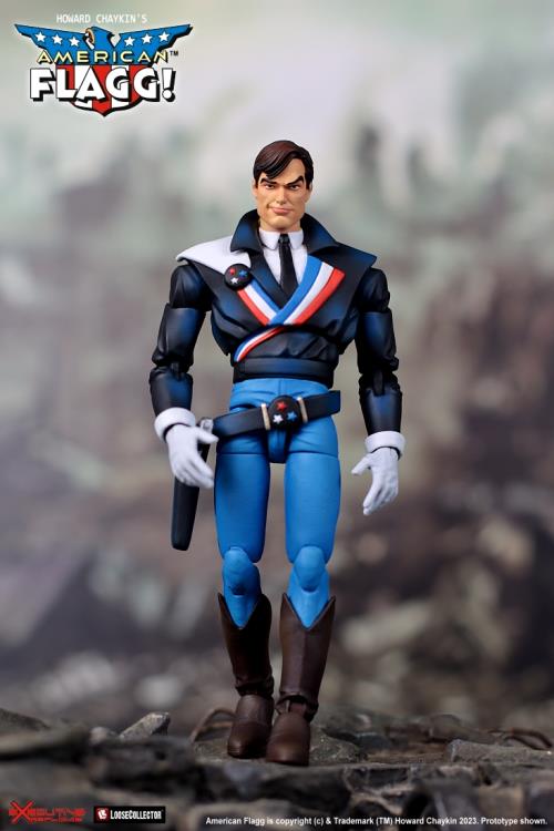 Executive Replicas American Flagg 1/12 Scale 6-Inch Plastic Action Figure - View 6
