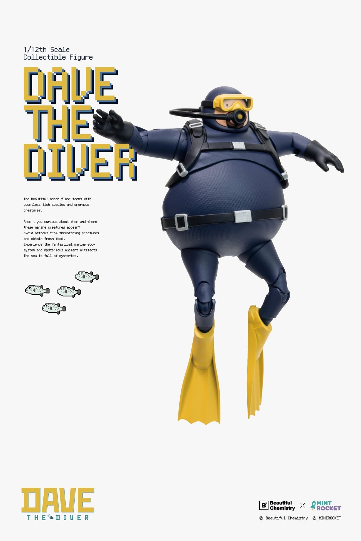 Beautiful Chemistry Dave the Diver 1/12 Scale 6-Inch Action Figure - View 4