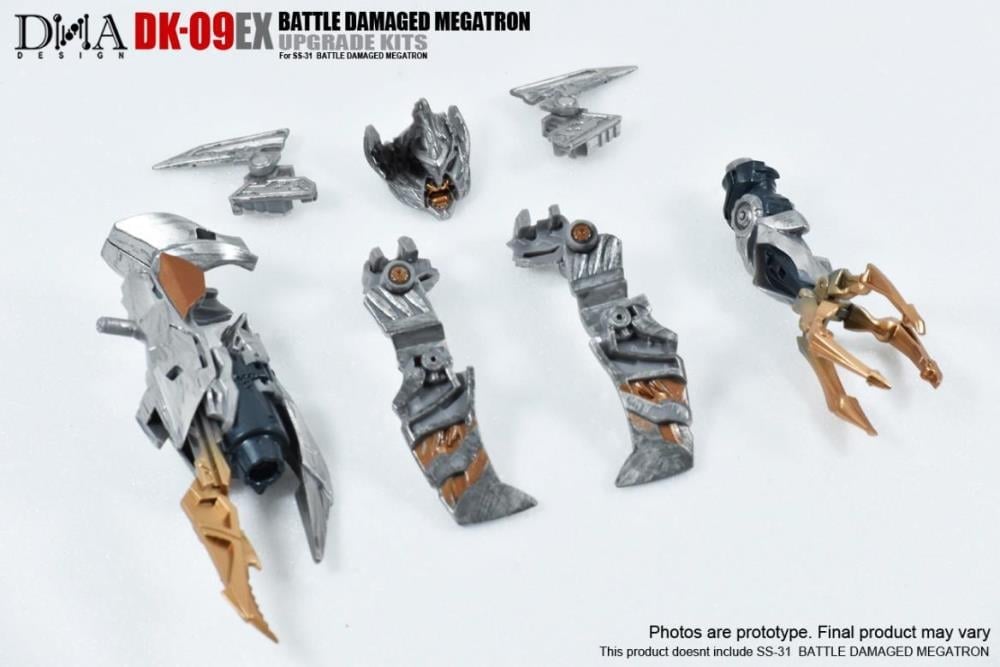 DNA Design DK-09EX Battle Damaged Upgrade Kit Plastic Model Accessory Set - View 3