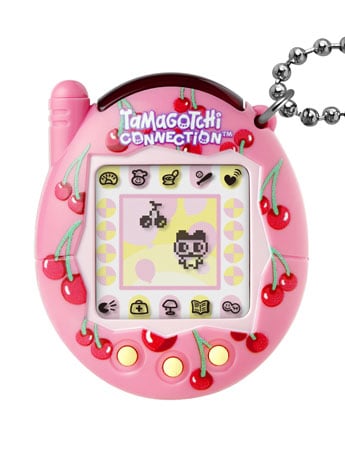 Bandai Tamagotchi Connection (Cherry) Plastic Virtual Pet, 1.75-Inch