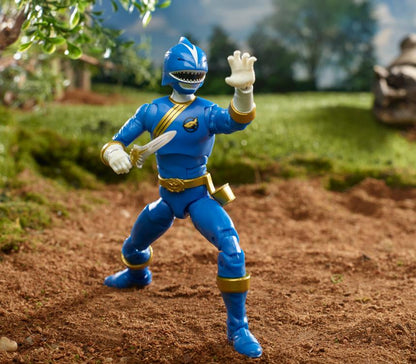 Hasbro Power Rangers Wild Force Lightning Collection Blue Ranger Plastic Figure - View 7