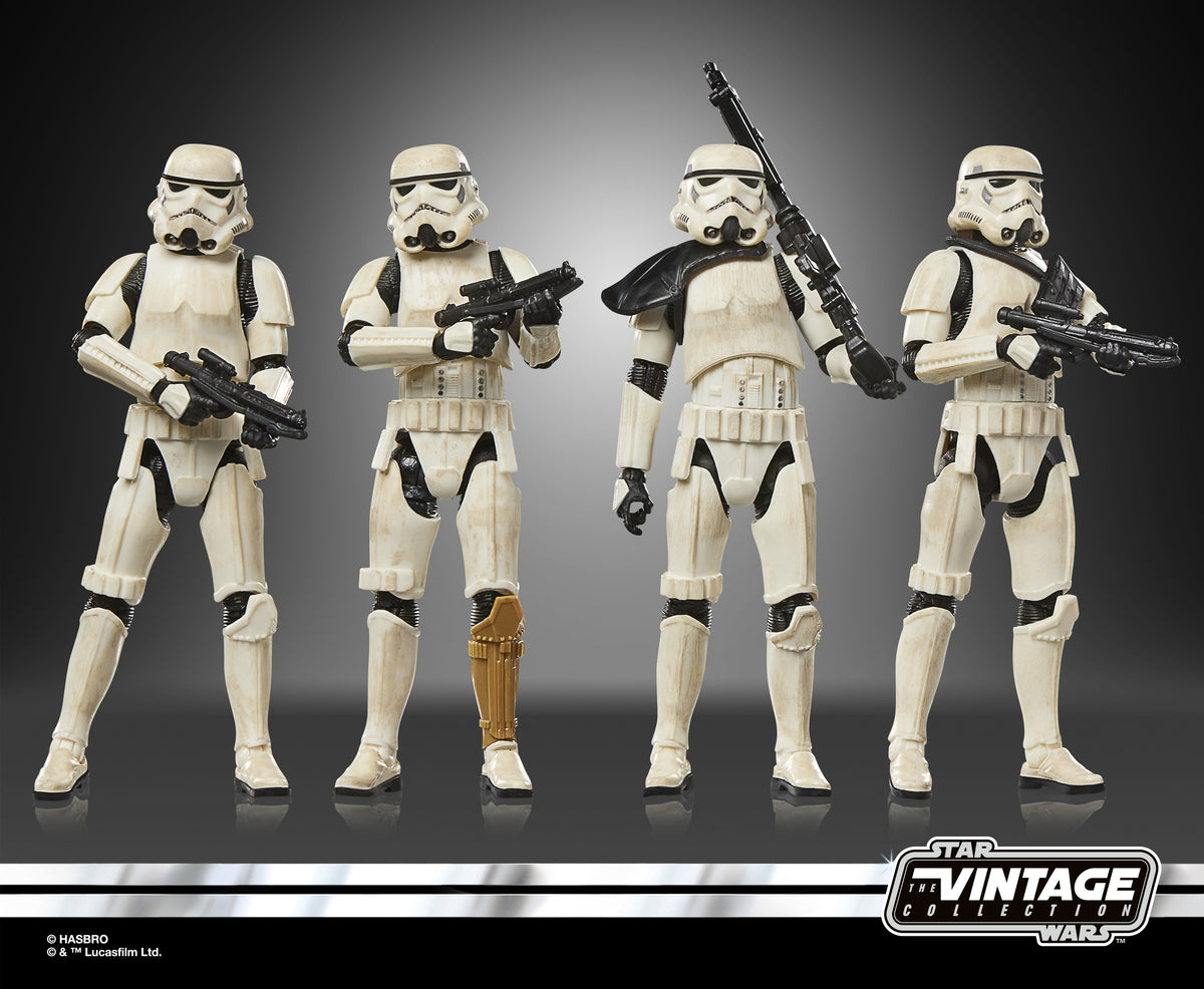 Hasbro Star Wars The Vintage Collection Imperial Remnant Stormtrooper Exclusive Action Figure Set - View 5