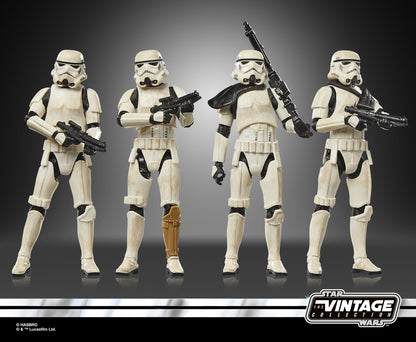 Hasbro Star Wars The Vintage Collection Imperial Remnant Stormtrooper Exclusive Action Figure Set - View 5