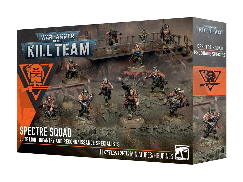 Games Workshop Warhammer 40,000: Kill Team Spectre Squad Citadel Plastic Miniatures Set - View 2