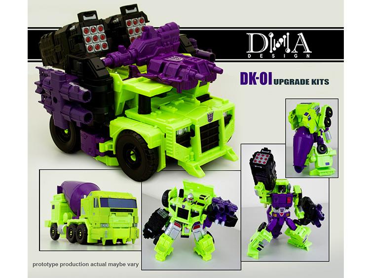 DNA Design DK-01 Upgrade Kit Plastic Model Accessory Set - View 4