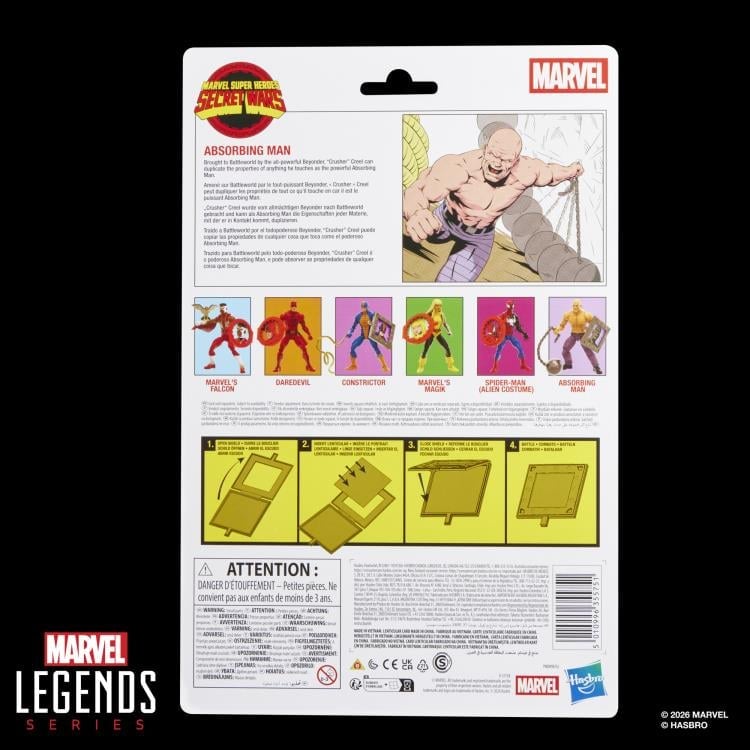 Hasbro Marvel Legends Secret Wars Absorbing Man Plastic Action Figure - View 14