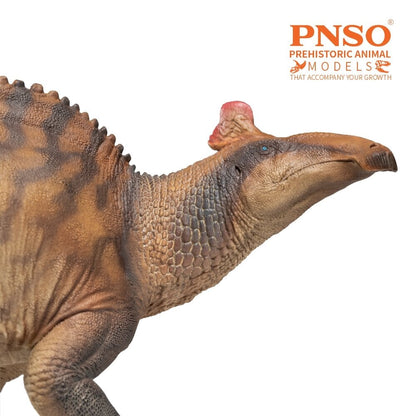 PNSO Prehistoric Art Models Zabad the Edmontosaurus PVC Dinosaur Figure - View 5