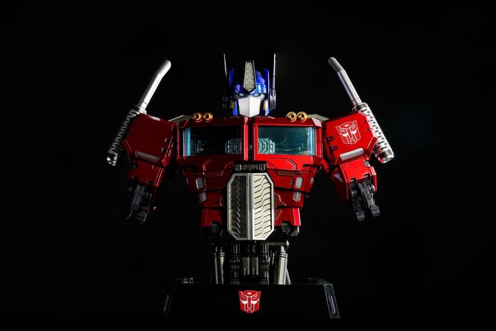 Unix Square Transformers Bust Generation Optimus Prime Mechanic Bust 6.3-Inch ABS Statue - View 3