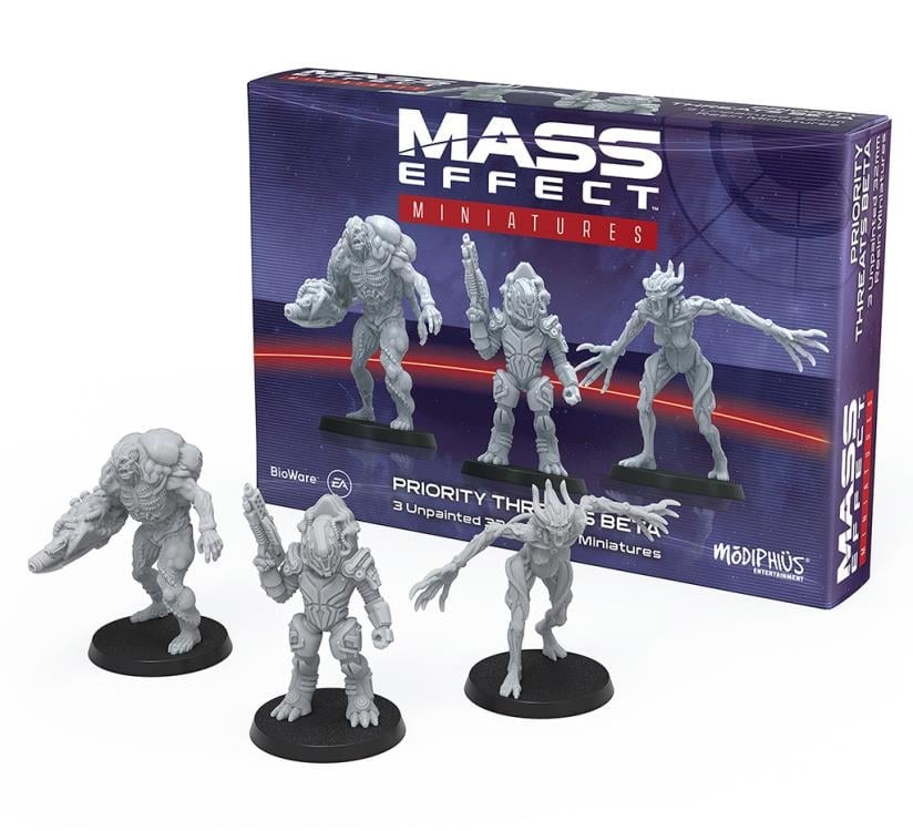 Modiphius Mass Effect: The Board Game Priority Threats Beta Resin Miniatures Set - View 4