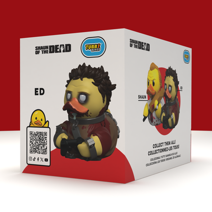 Numskull Shaun of the Dead TUBBZ Zombie Ed Cosplaying Duck Boxed Edition PVC Collectible, 3.5-Inch - View 8