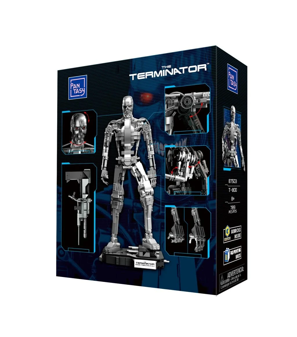 Pantasy The Terminator T-800 13.85-Inch Building Block Set - View 9