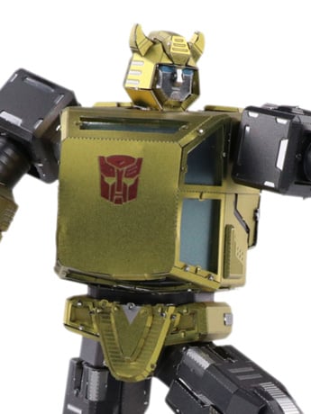 MU Model Transformers G1 Bumblebee 3D Metal Puzzle Model Kit 7.1-Inch