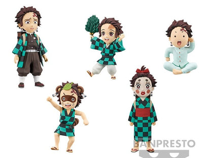 Bandai Demon Slayer: Kimetsu no Yaiba World Collectable Figure Tanjiro Kamado Collection Set of 5 Figures - View 2