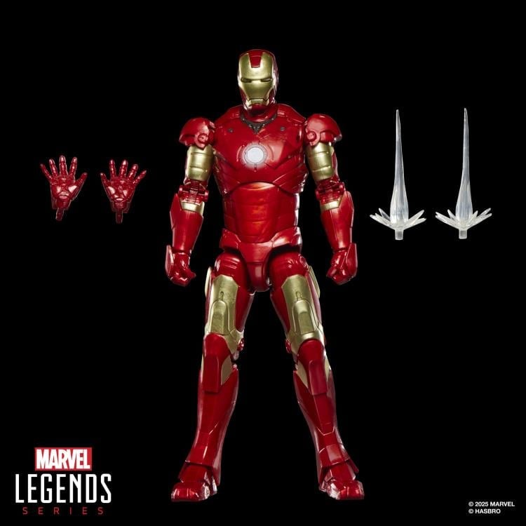 Hasbro Iron Man Marvel Legends Iron Man Mark III Action Figure - View 8