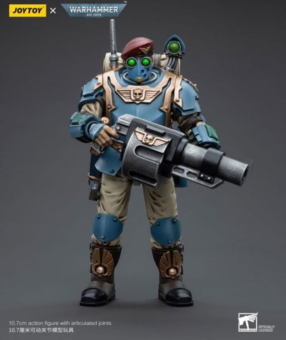 JoyToy Warhammer 40K Astra Militarum Tempestus Scions Command Squad 55th Kappic Eagles Grenadier 1/18 Scale Figure - View 3